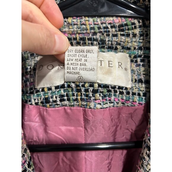 Doncaster Women's Blazer Jacket Size M Multicolor Silk Rayon Blend - Picture 6 of 8